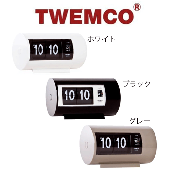 楽天市場】TWEMCO トゥエンコ 電波 掛時計 パタパタ時計