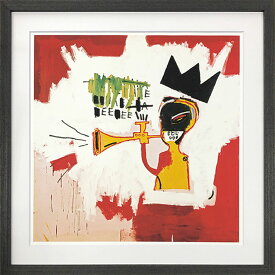 ★!PT10倍還元!★【bicosya/美工社】アートフレーム バスキア Jean-Michel Basquiat Trumpet, 1984《/絵画/おしゃれ/御祝/絵/壁掛/ポスター／アート/芸術/美術/教材/ピクチャー/飾り/インテリア/ポップアート/》