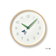 ★!PT10倍還元!★ 【Lemnos/レムノス】とまり木の時計 / アゲハ蝶 / てんとう虫 / モンキチョウ《木製/ウ…