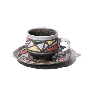 _|Cg10{ ҌI^yANGLE/AOzSTAINED GLASS CUP&SAUCER@XegOXJbv\[T?@sANGLE/ / /k/R[q[/Jbv/\[T?/t