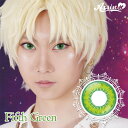 【SS割引】カラコン ワンデー コスプレ アシストシュシュ シュテラワンデー【フィフスグリーン】 1箱6枚 度あり 度なし 緑 黄緑 ライトグリーン ハロウィン 仮装 高発色 人気 舞台 2.5次元 漫画 アニメ 推し 直径14.5mm 着色13.8mm shutella 1day Fifth Green