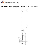 【先着順クーポン配布中】無線機 アンテナ 日本アンテナ 150MHz帯 車載用エレメント