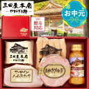 ＼ お中元 夏ギフト ／ 三田屋 本店 ハム 詰め合わせ ギフト ソーセージ (5種5品入り) 誕生日 プレゼント 内祝い 高級 おつまみ お肉 肉 ロースハム ハムステーキ ドレッシング （SBY-5）