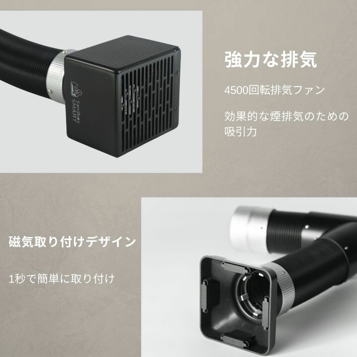 楽天市場】正規品 送料無料 SANDBOX SMART F2 卓上吸煙器 : Sandbox Smart
