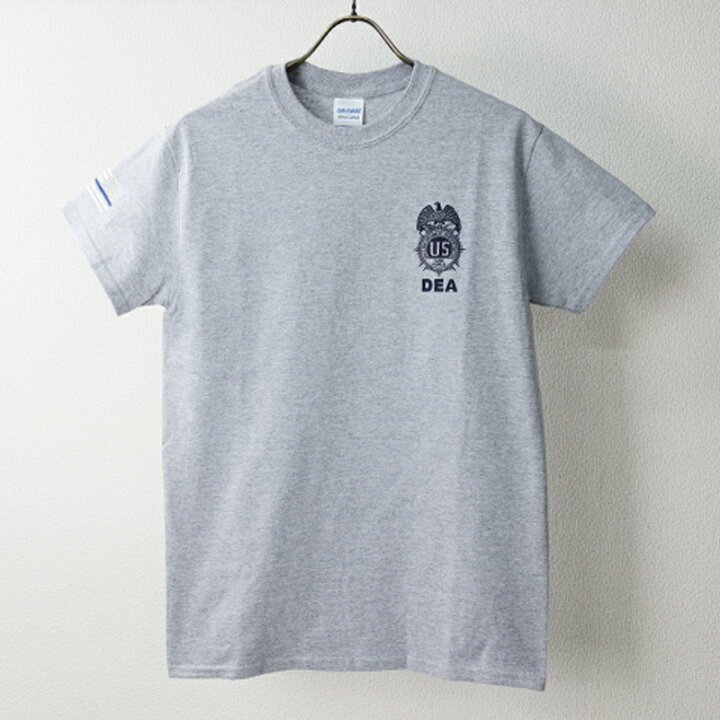 楽天市場】US. ポリス系Tシャツ[DEA] (グレー) アメリカ アメリカン 