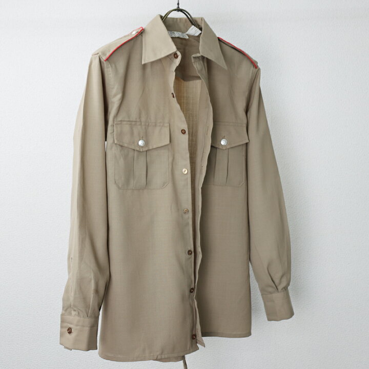 楽天市場】イタリア警察. ワークシャツ[カーキ]《実物・新品(未使用品  