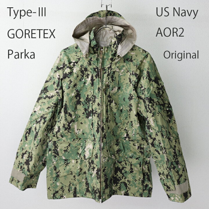 楽天市場】US. NAVY NWU GORE-TEXパーカー Type3[ [AOR2]《実物・新品 