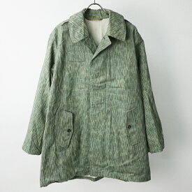 チェコ軍. M-60 レインドロップカモ フィールドコート フード付き 《実物・新品(未使用品)》　チェコ CZ 新品 デッドストック 実物 放出品 サープラス ユーロサープラス ミリタリーコート トレンチコート フード 迷彩　エスアンドグラフ