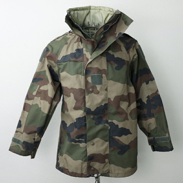 楽天市場】フランス軍. CCE迷彩 WATERPROOFパーカー 《実物・USED 