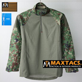 MAXTACS JF. G4改 陸自迷彩コンバットシャツ[VC混紡・ドライ生地]　JGSDF 自衛隊 陸自 迷彩 G4 コンシャツ ラグラン シャツ 特殊部隊 レンジャー 水機 夏 ビニロン　エスアンドグラフ