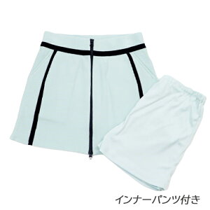 プリントジップニットスカート【在庫一掃SALE】レディースゴルフスカート ゴルフスカート ゴルフセットアップ(セーター別売り) かわいいゴルフスカート おしゃれゴルフスカート ホワイ