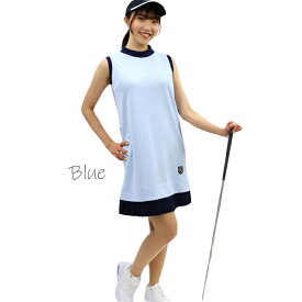 プリーツレイヤードワンピースゴルフワンピース ゴルフ春夏ワンピース 透けないワンピース ゴルフおしゃれワンピース かわいいゴルフワンピース ゴルフノースリーブワンピース 派手なレディースゴルフウェア 目立つゴルフウェア ブルー ネイビー