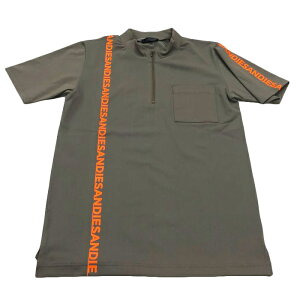 たてラインロゴプリントメンズ半袖ハイネック ゴルフメンズ ゴルフメンズウェア メンズゴルフウェア メンズゴルフ ゴルフメンズシャツ メンズゴルフシャツ カーキ ネイビー M/L/LL 機能付き