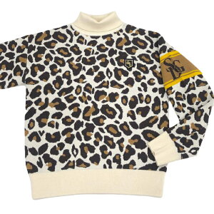 レオパード柄タートルニット レディース ゴルフ ゴルフ レディース ゴルフウェア レデース ゴルフ レディースウェア レディース ゴルフウェア レディースゴルフセーター ゴルフレディース