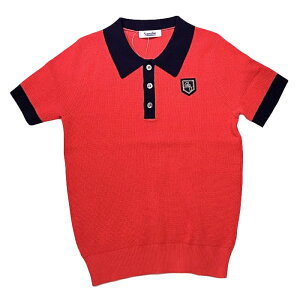 衿配色鹿の子ニットポロ レディースゴルフ ゴルフレディース レディースゴルフセーター ゴルフウェアレディース レディースゴルフウェア S/M/L ゴルフセーターレディース ゴルフレディース