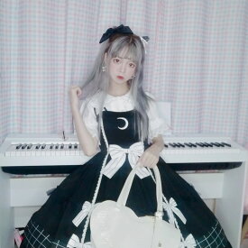 ワンピース ロリータ ゴスロリ ワンピース コスプレ アニメ 森ガール ロリータ 大きいサイズ ドレス 女装 服 cosplay lolita ゴシック ワンピース ジャンパースカート メイド かわいい コスプレ ブラウス お嬢様 蝶結び