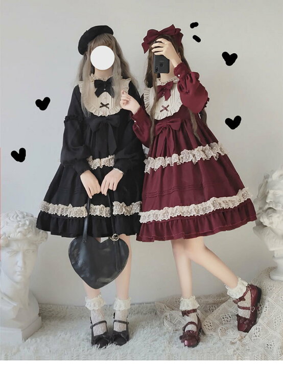 楽天市場 ワンピース ロリータ ゴスロリ ワンピース コスプレ アニメ 森ガール ロリータ 大きいサイズ ドレス 女装 服 Cosplay Lolita ゴシック ワンピース ジャンパースカート メイド かわいい コスプレ ブラウス お嬢様 蝶結び Sandrisonline楽天市場店