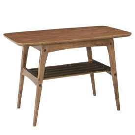 商品名 NORDIC コーヒーテーブル（S）【ウォールナット】【北欧】【227】【ブラウン】【棚付き】【本棚】【家具】【木製テーブル】【小さい】【テーブル】【STAC】【サイドテーブル】【楽天】【通販】