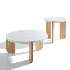 FLAT LEG テーブル【 ラウンドテーブル ネストテーブル コーヒーテーブル ソファテーブル 311 センターテーブル サイドテーブル テーブル STAP 大理石調 石目調 312 天然木 シンプル 北欧 ナチュ