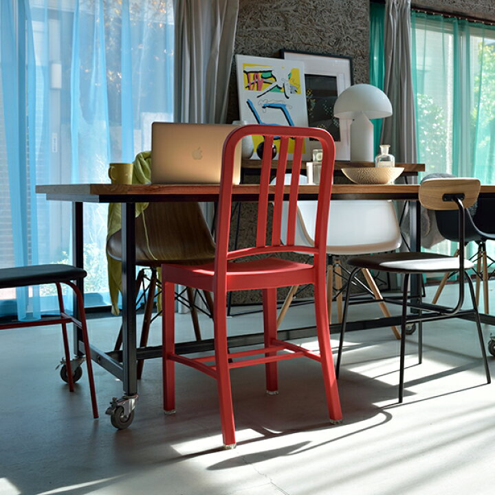 楽天市場】商品名：NAVY CHAIR（ネイビーチェア）PP製【復刻版：リ 