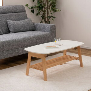 商品名:棚付 折りたたみ式 ローテーブル(幅90cm 奥行45cm) ローテーブル センターテーブル 折りたたみ式 折り畳み式 おしゃれ 北欧 収納 STAP 棚付き 木製 天然木 ウッド コンパクト 004 小さ