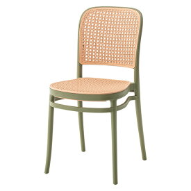 商品名：ラタン ダイニングチェア【チェア】【チェアー】【椅子】【ラタン調 【おしゃれ】【STOE】【ガーデン】【庭】【ポリプロピレン】【かわいい】【北欧】【129】【韓国インテリア】【積み重ね 【スタッキング】