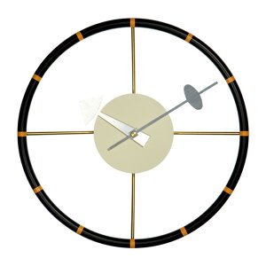 【デザイナー:ジョージ・ネルソン】商品名:Steering Wheel clock(ステアリング・クロック)【リプロダクト/復刻版】【ネルソンクロック】【デザイナーズ】【壁掛け】【時計】【オブジェ