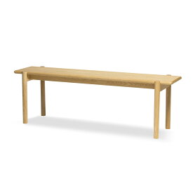 商品名：OAK bench（オーク・ベンチ）135【保証付き】【木製】【天然木】【Yチェア】【ザチェア】【北欧風】【シンプル】【丸足】【ダイニングセット】【135cm】【木製テーブル】【無垢材】【ダイニングベンチ】【オーク材】【ナチュラル】【ブラウン】