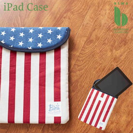 BIMO ビモ テレワーク 在宅勤務 リモートワーク iPad case iPadケース タブレットケース タブレットカバー USA アメリカ 国旗 星条旗 おしゃれ かわいい