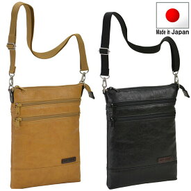 ショルダーバッグ メンズ ミニショルダー 薄マチ 薄型 日本製 豊岡製鞄 ショルダーバック #16421