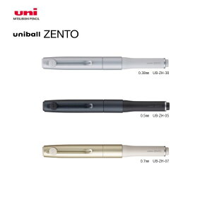 �O�H���M uniball ZENTO�i���j�{�[���[���g�j�V�O�j�`���[���f��0.38mm�F�V���o�[ 0.5mm�F���^���b�N�u���b�N 0.7mm�F�V�����p���S�[���h�@�����{�[���y��