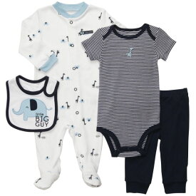 【送料無料】Carter's(カーターズ) ギフト4点セット(ぞう・きりん・かば/Navy)/沖縄・一部離島は送料無料対象外です