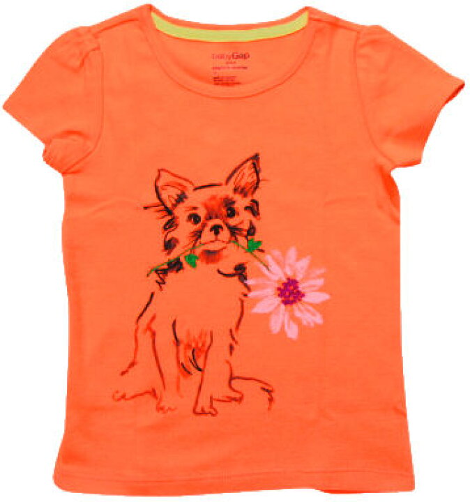 楽天市場】BABY GAP(ベビーギャップ) わんちゃんプリントTシャツ(Orange)【12-18m】 : Select Shop サンファン