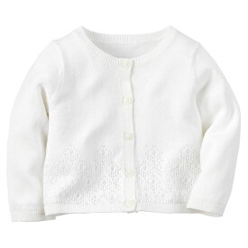 Carter's(カーターズ) ポインテイルカーディガン(White)