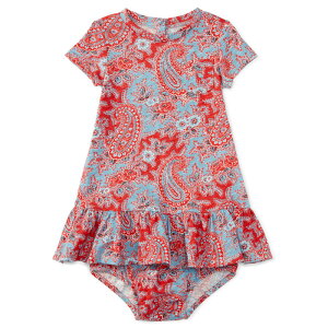 Ralph Lauren(�����t���[����) �y�C�Y���[���R�b�g���h���X/�����s�[�X�y9M/12M/18M�z