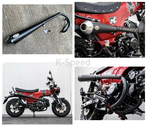K-SPEED Diabolus DX008 JX^}t[ Full System Exhaust (All Black Edition) tGL][Xg}t[  Kz bL Ce ubN DX125 DAX125 _bNX125 z_