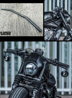 K-SPEED Diablo RB0027/ RB0203 アルミ軽量ハンドルバー Diabolus Low-shaped Handlebar (Matted Black A…