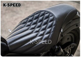 K-SPEED Diabolus RB0130 カスタムシート seat cushions Long version with mixed styles for Rebel250/500 HONDA ホンダ レブル ロングシート タックロール デザインシート