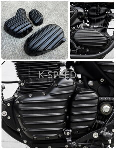 K-SPEED Diabolus HT04 �ϔM������ �G���W���J�o�[ Engine Cover for Royal Enfield Hunter 350 ���C�����G���t�B�[���h �n���^�[350