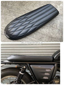 K-SPEED Diabolus GT58 JX^V[g "Mixed pattern" Short Seat (Special embroidery) Slim version for GT 650 & Interceptor 650 C^[Zv^[ INT650 CGtB[h