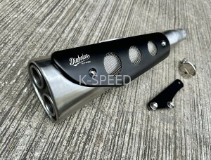 y\̔izK-SPEED Diabolus XbvI}t[ Retro Slip on exhaust for Triumph Speed400 & Scrambler 400x gCAt CMX Xs[h400 XNu[ gCAt[^[TCN