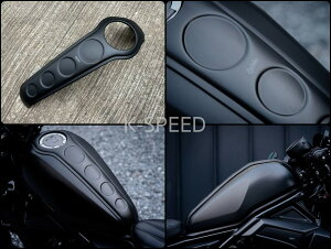 K-SPEED Diabolus RB0193 ^NJo[ Fuel Tank Cover (Model without holes ) for REBEL 250 & 500 u z_ ^Npbh