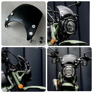 �y�\��̔����i�zK-SPEED Diabolus Windshield V2 ���h �E�C���h�V�[���h Honda CT125 �o�C�N �J�X�^���p�[�c �K���� �n���^�[�J�u JA55 JA65 �X�N���[��