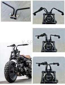 �y�\��̔����i�zK-SPEED Honda DAX125�p �A�W���X�^�u���n���h���o�[ �u���b�N �o�C�N �J�X�^���p�[�c �_�b�N�X125 JB04
