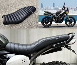 �y�\��̔����i�z K-SPEED Diabolus SX24 �J�X�^���V�[�g custom seat, straight pattern, for Triumph Speed400 & Scrambler 400 X �g���C�A���t �C�M���X