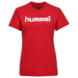 Hummel ヒュンメル 半袖Tシャツ Go Cotton Logo レディース