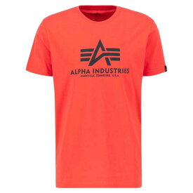 Alpha industries アルファインダストリーズ 半袖Tシャツ Basic メンズ