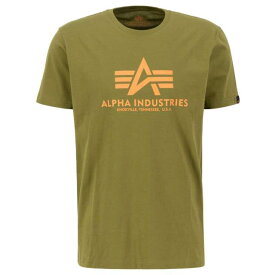 Alpha industries アルファインダストリーズ 半袖Tシャツ Basic メンズ