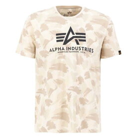 Alpha industries アルファインダストリーズ 半袖Tシャツ Basic Camo メンズ