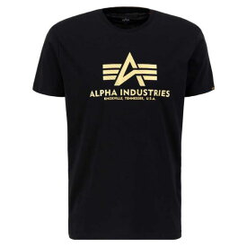 Alpha industries アルファインダストリーズ 半袖Tシャツ Basic T Carbon メンズ
